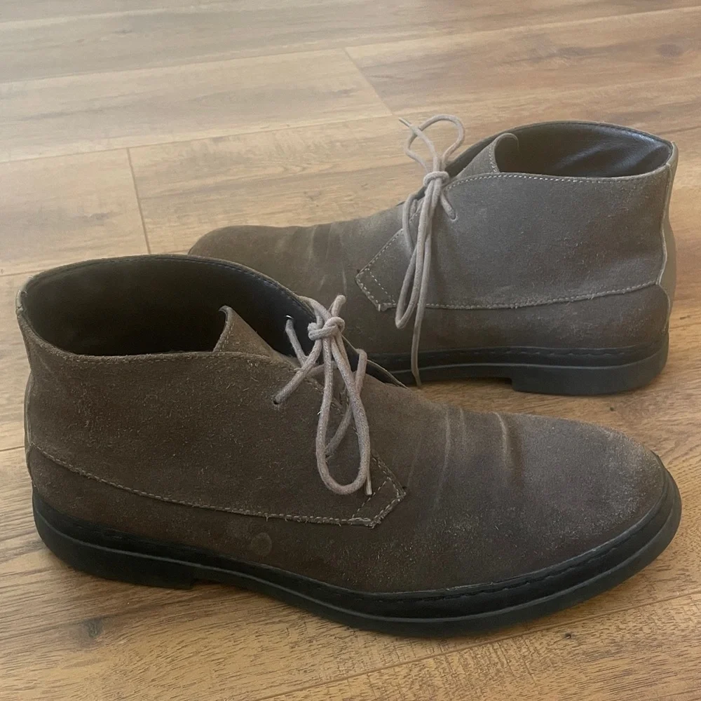 Calvin Klein Men’s Rueben Brown Suede Chukkah Boots Size‎ 10.5
